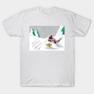 Snowy Strawberry Patch T-Shirt